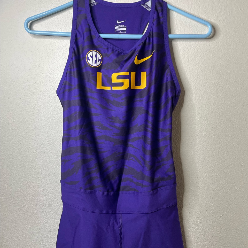 Nike Lsu Tigers Athlete Issue Track Singlet